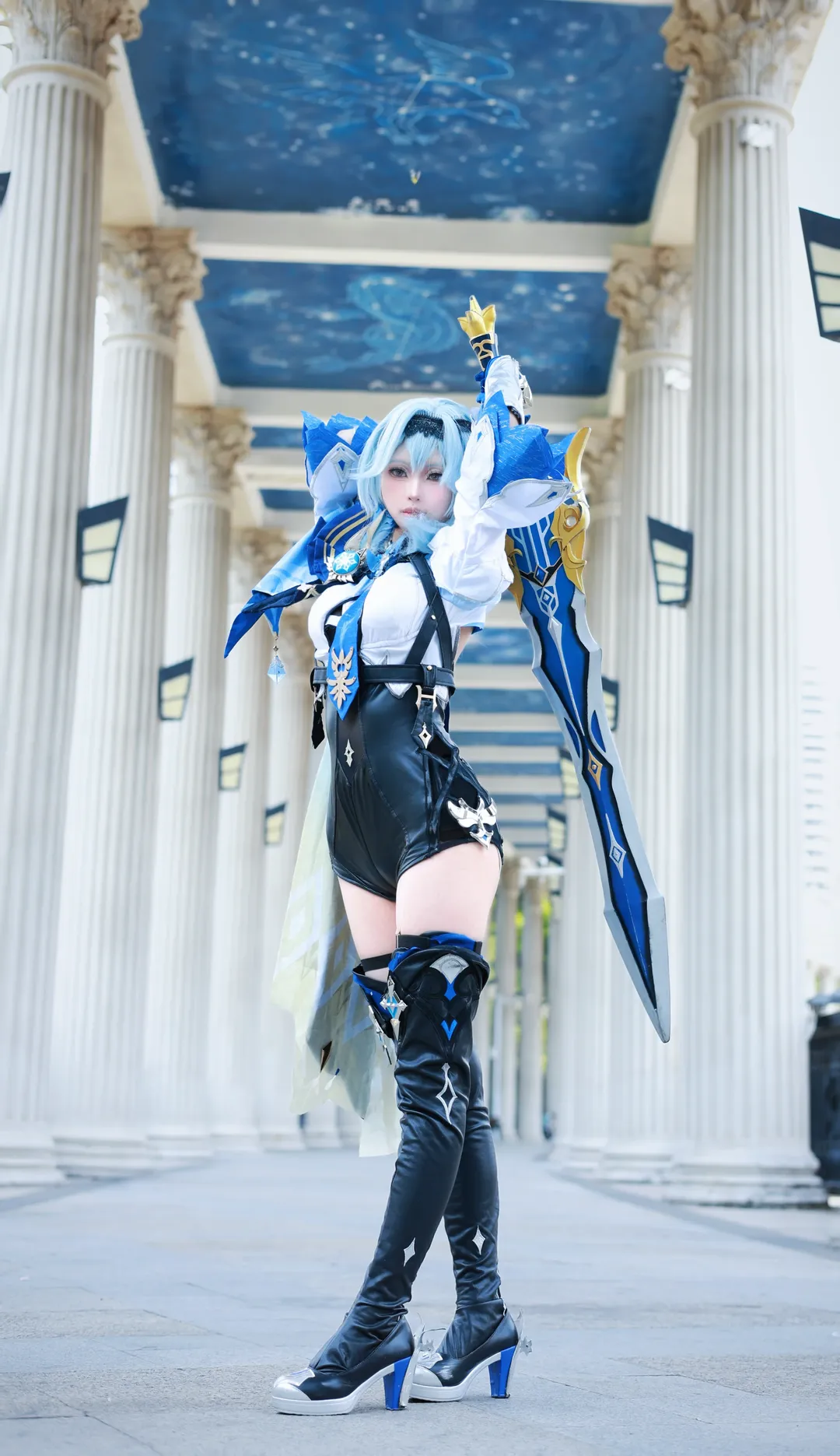 二次元, 原神, cosplay, 优菈cos, 浪花骑士 - 第5张