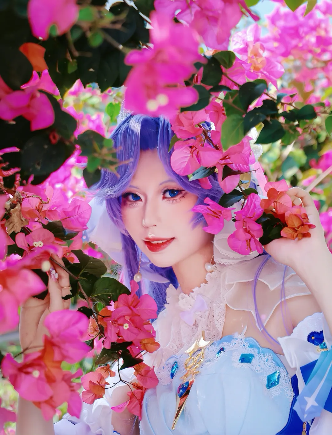 cosplay, 王者荣耀, 大乔cos, 大乔花嫁, 海边外拍 - 第2张