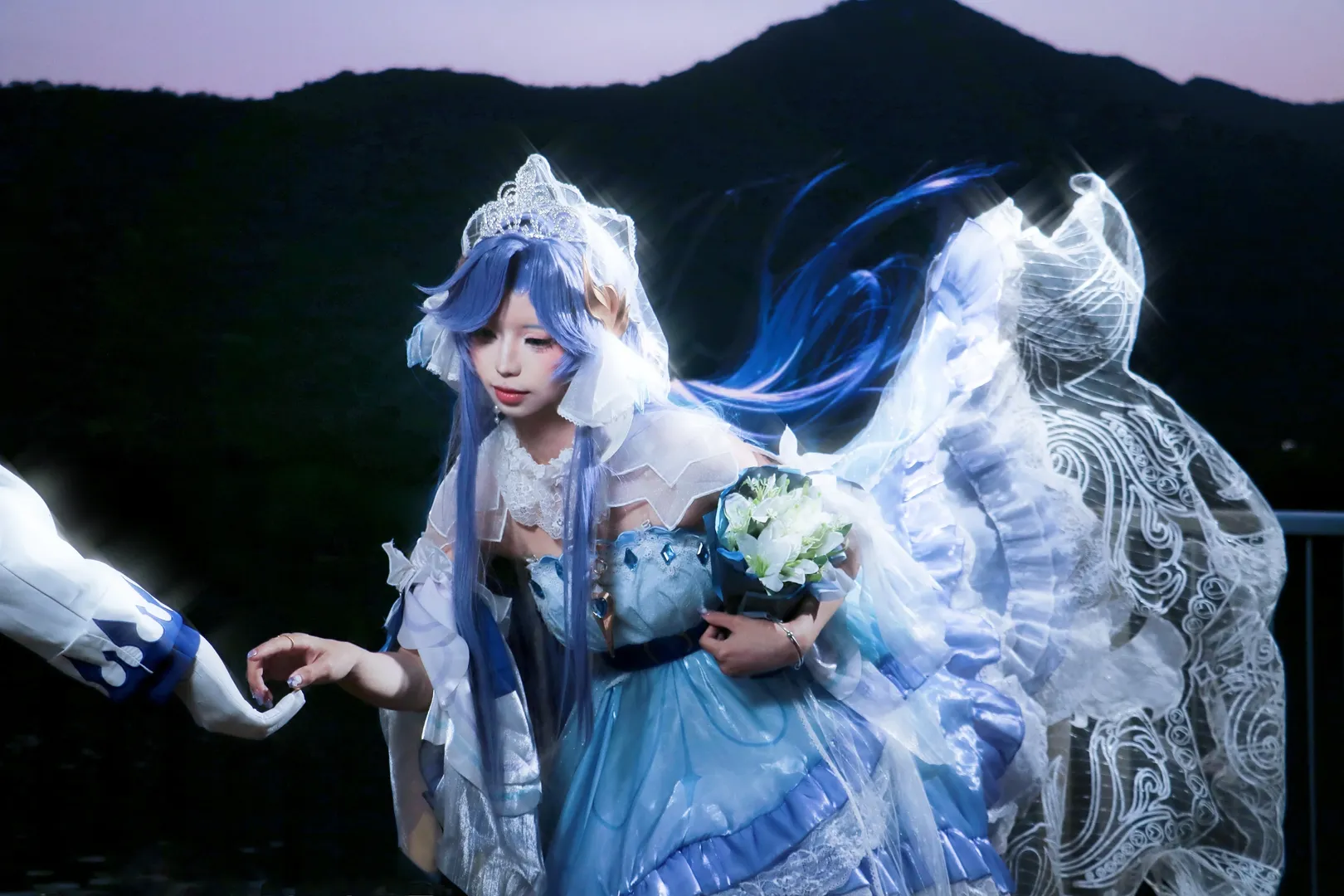cosplay, 王者荣耀, 大乔cos, 大乔花嫁, 海边外拍 - 第3张