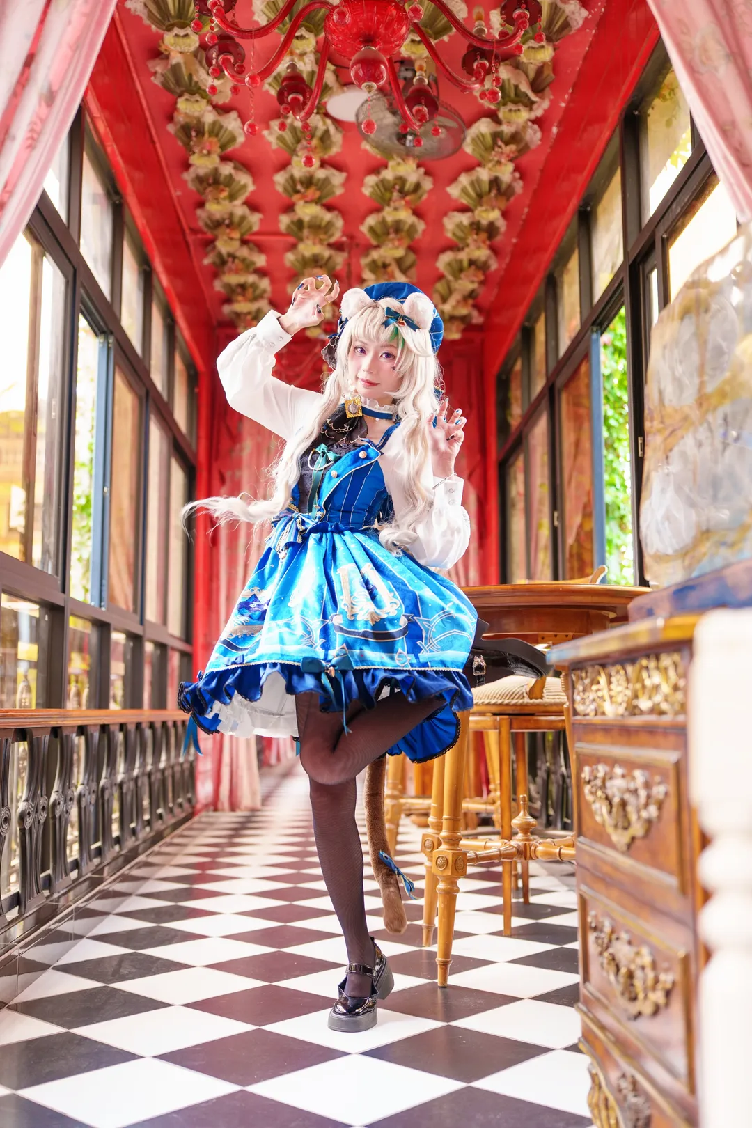 原神, 琳妮特cos, cosplay正片, 二次元穿搭, 枫丹风格