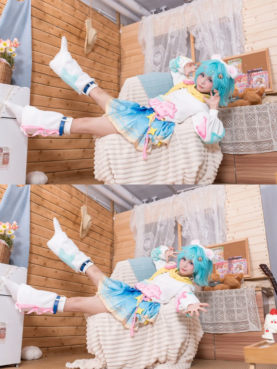 オナー・オブ・キングス, 小喬コスプレ, 線画犬, スイート系コスプレ, ゆるふわコーデ - 3枚目