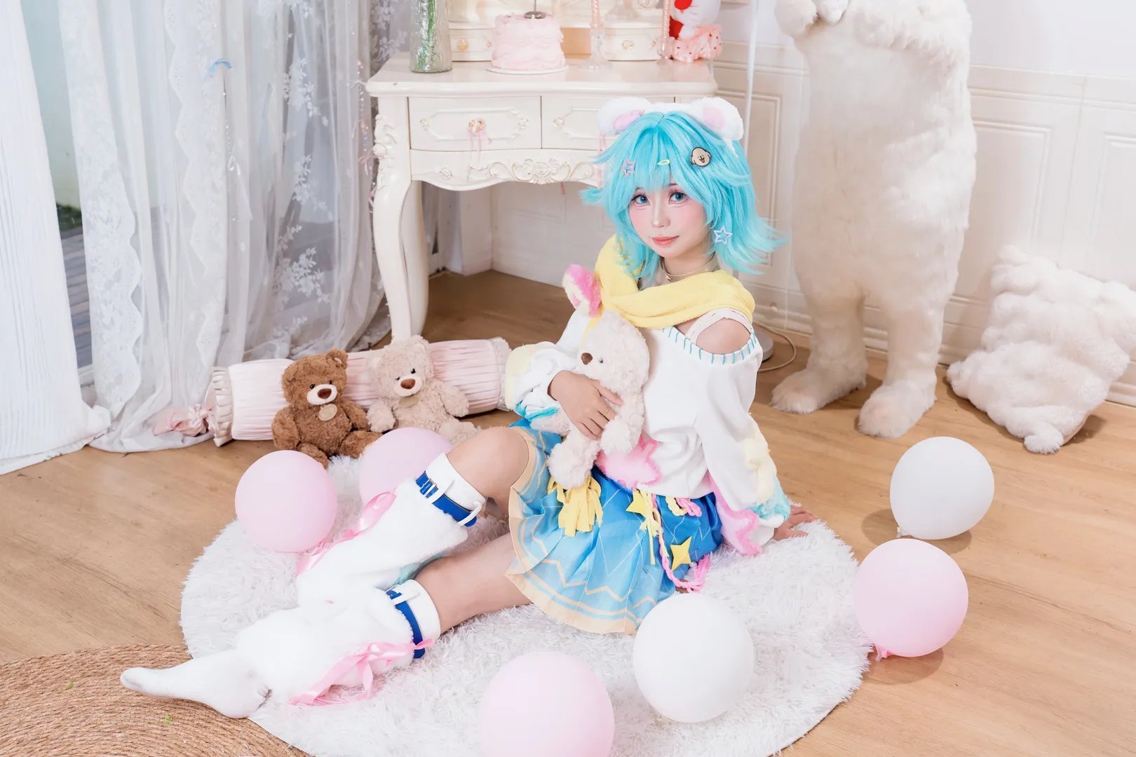 オナー・オブ・キングス, 小喬コスプレ, 線画犬, スイート系コスプレ, ゆるふわコーデ - 5枚目