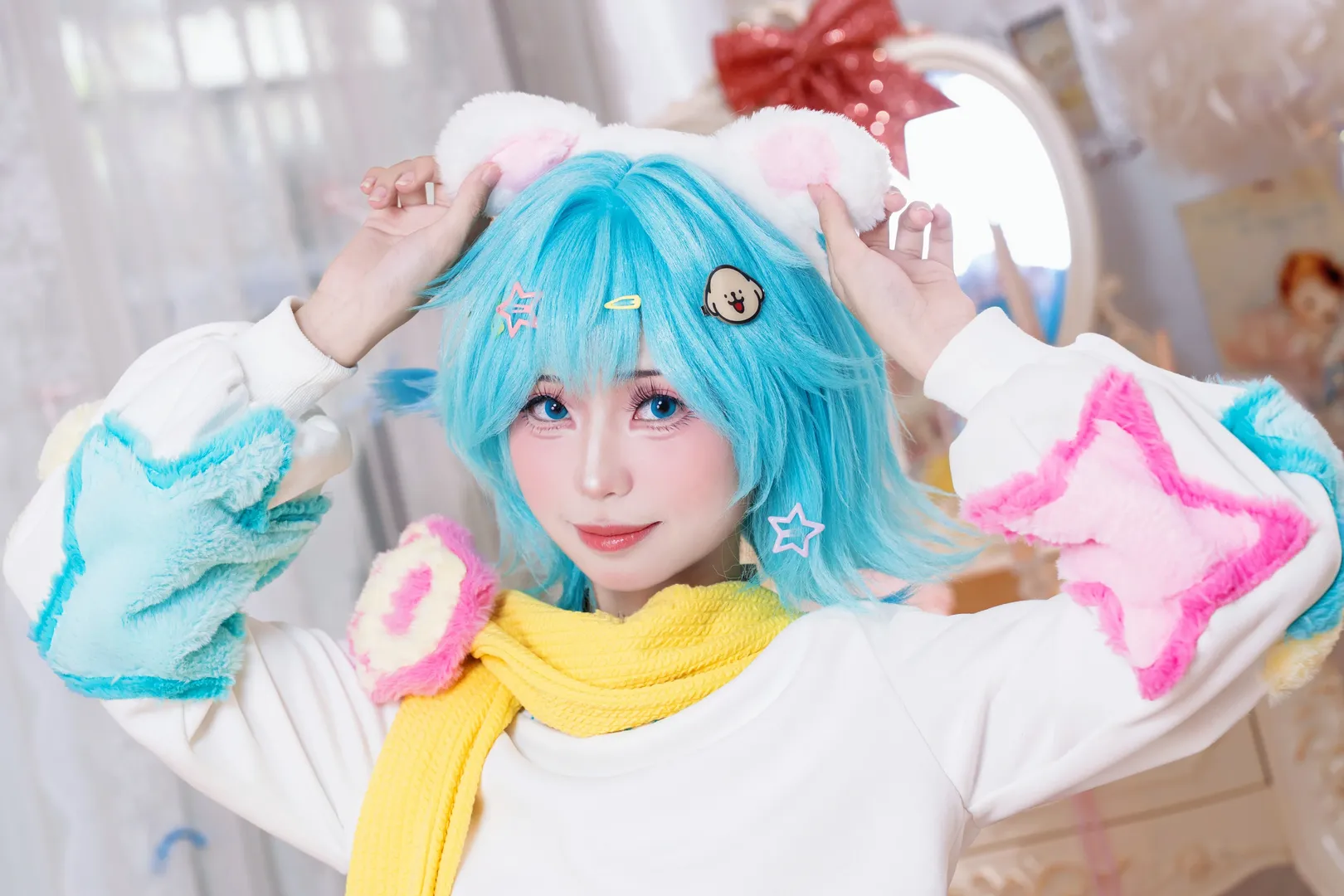 オナー・オブ・キングス, 小喬コスプレ, 線画犬, スイート系コスプレ, ゆるふわコーデ - 6枚目