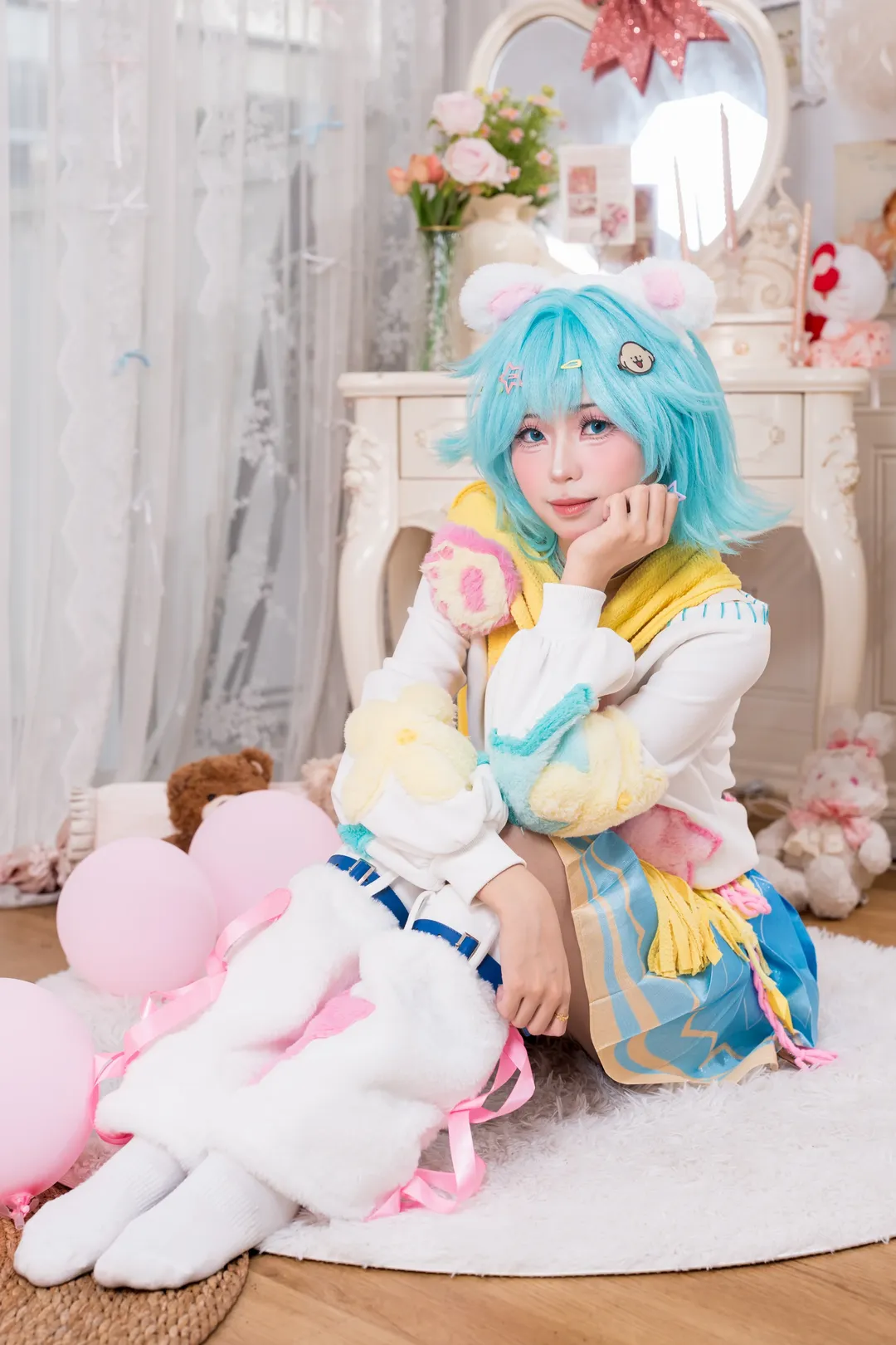 オナー・オブ・キングス, 小喬コスプレ, 線画犬, スイート系コスプレ, ゆるふわコーデ - 8枚目