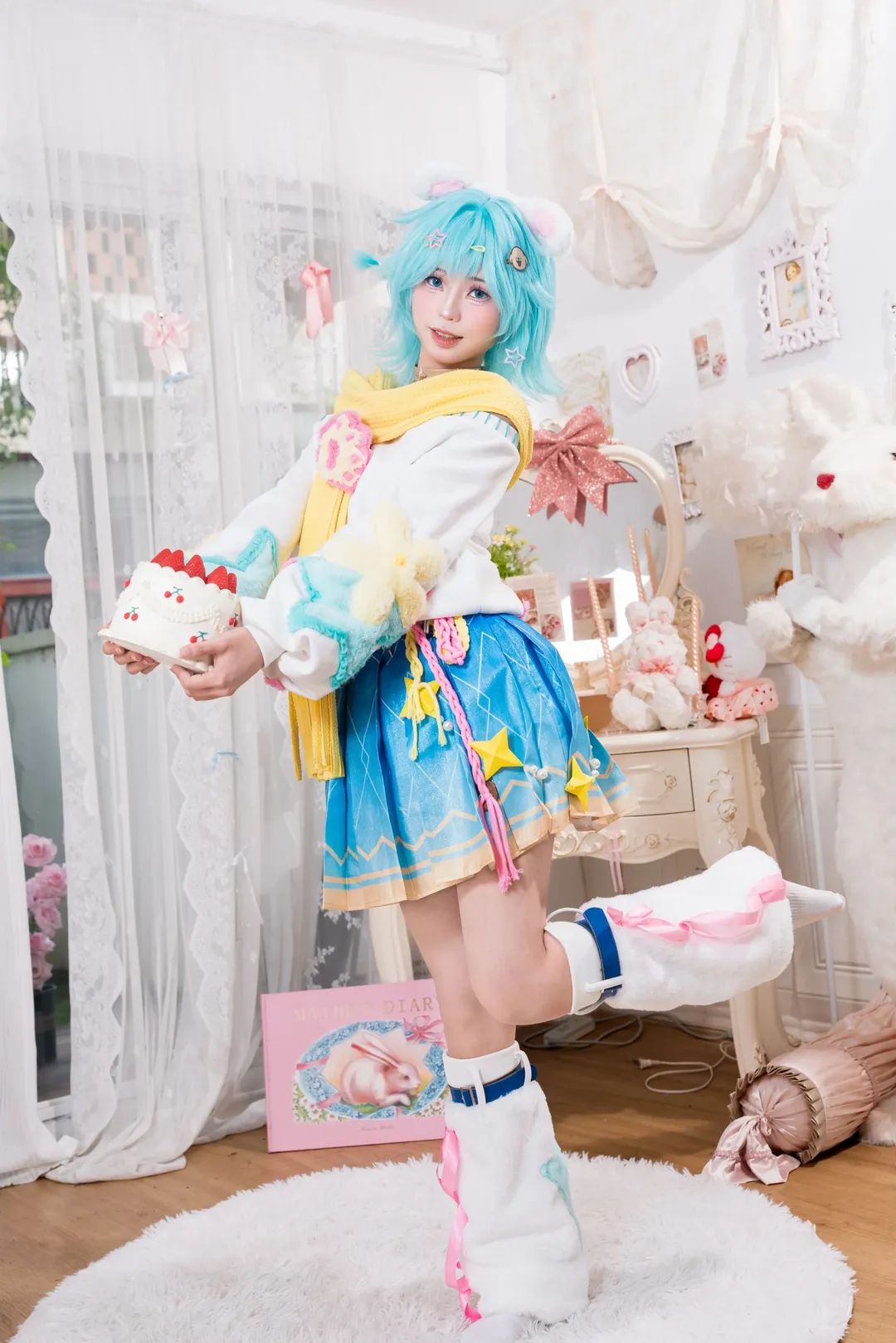 オナー・オブ・キングス, 小喬コスプレ, 線画犬, スイート系コスプレ, ゆるふわコーデ - 9枚目