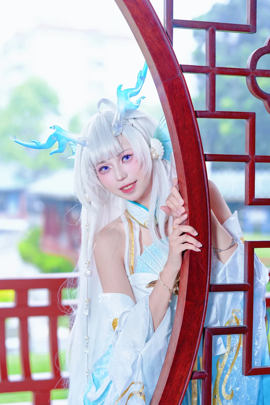 王者荣耀, 西施cos, 游龙清影, cosplay摄影, 国风cos - 第7张