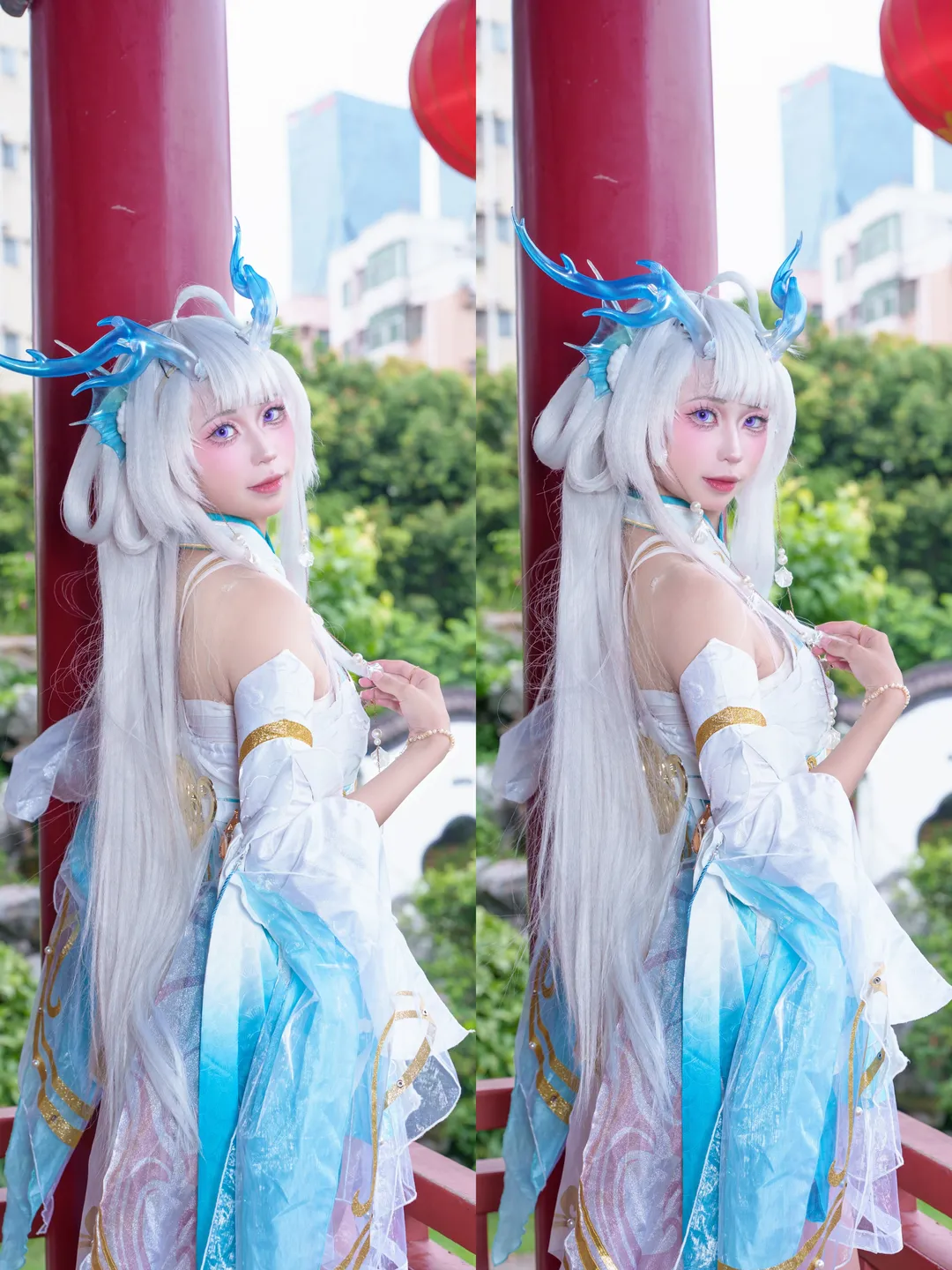 王者荣耀, 西施cos, 游龙清影, cosplay摄影, 国风cos - 第9张