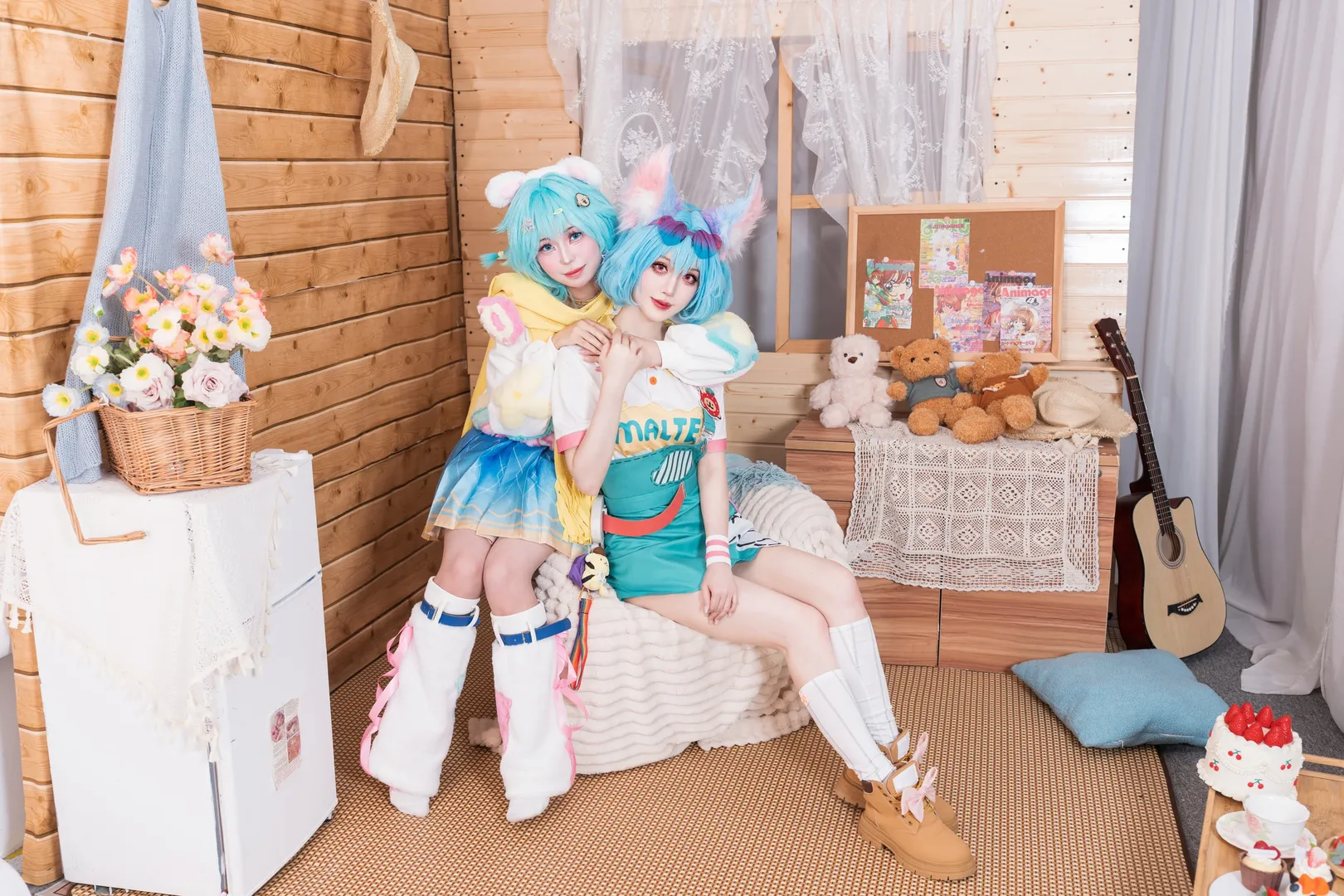 双人cos, 王者荣耀, 小乔cos, cosplay正片, 线条小狗联动 - 第6张