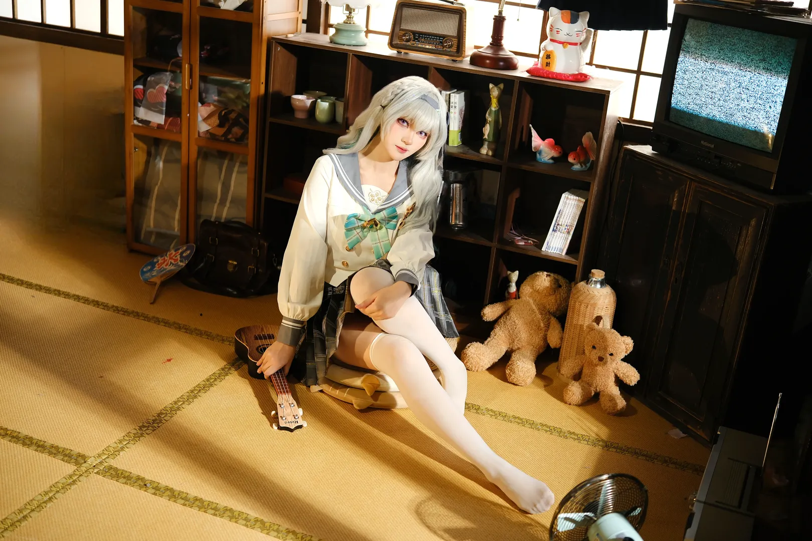 二次元撮影, 崩壊：スターレイル, ホタル コスプレ, 崩壊：スターレイル コスプレ, JK制服コーデ - 1枚目