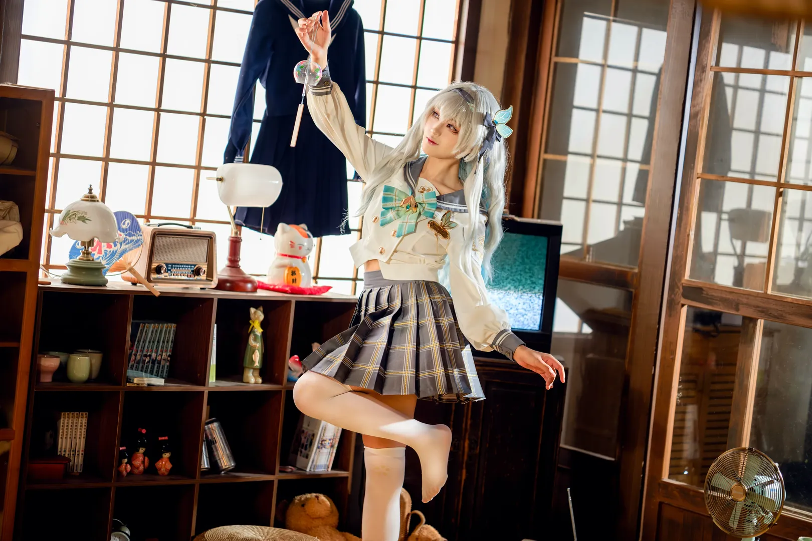 二次元撮影, 崩壊：スターレイル, ホタル コスプレ, 崩壊：スターレイル コスプレ, JK制服コーデ - 3枚目