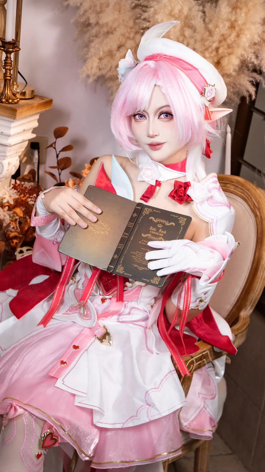 爱莉希雅cos, 崩坏3, 角色扮演, 二次元摄影, 粉色系cosplay - 第4张