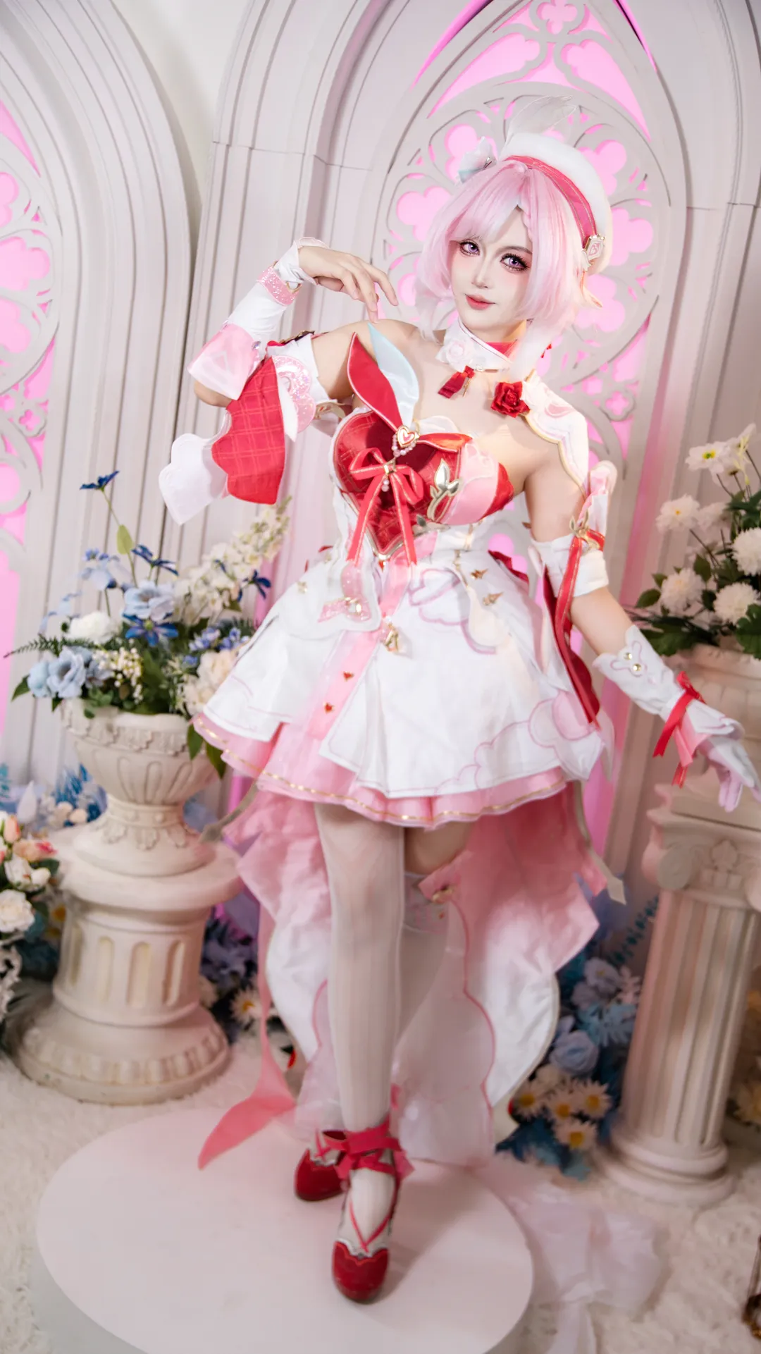 爱莉希雅cos, 崩坏3, 角色扮演, 二次元摄影, 粉色系cosplay - 第7张