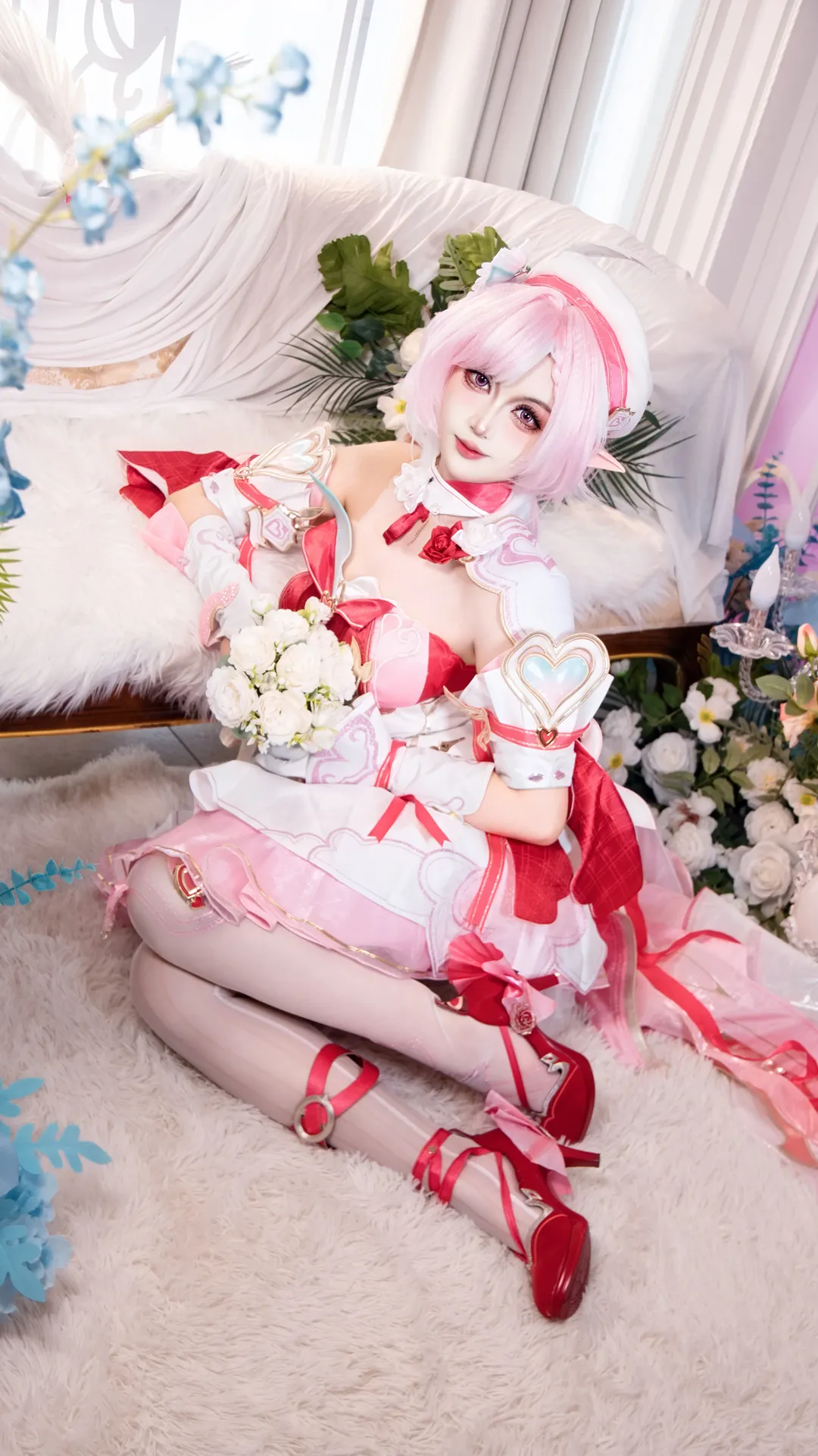 爱莉希雅cos, 崩坏3, 角色扮演, 二次元摄影, 粉色系cosplay - 第8张