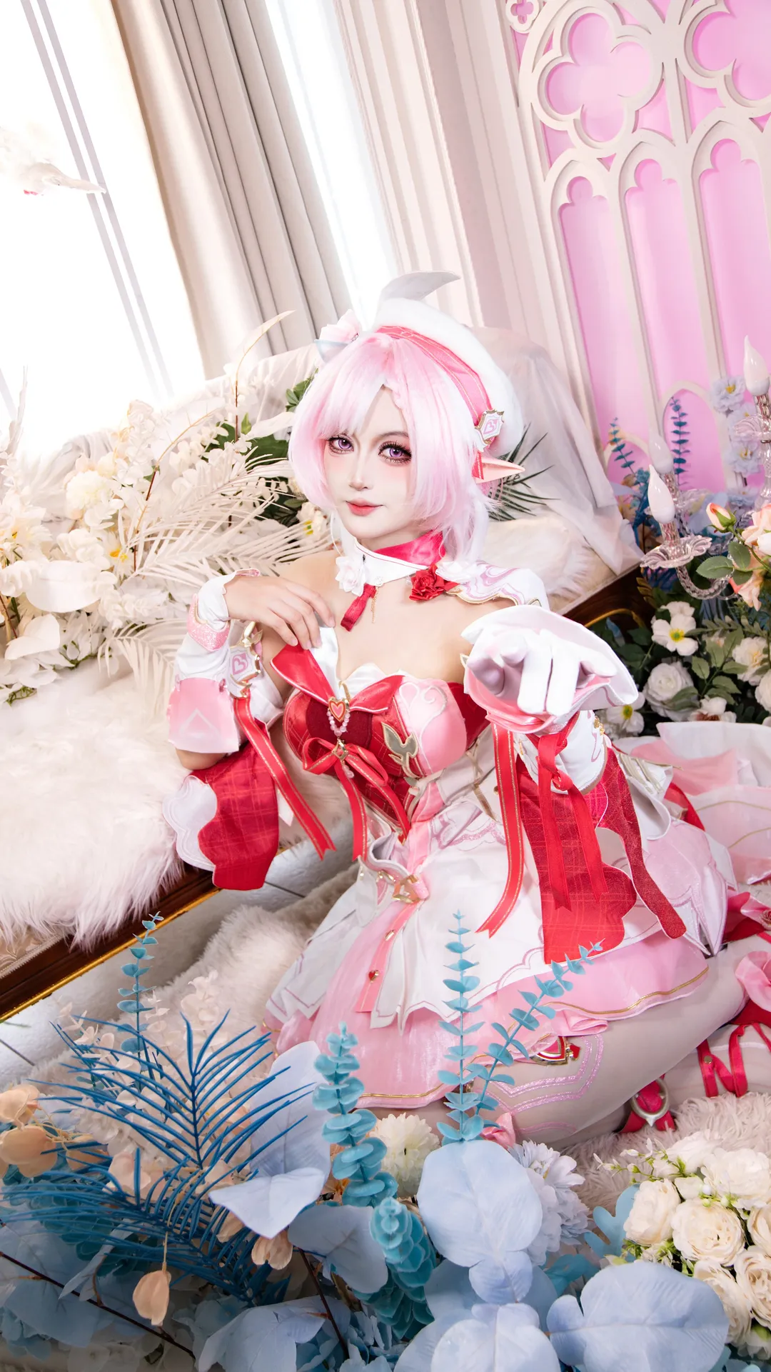 爱莉希雅cos, 崩坏3, 角色扮演, 二次元摄影, 粉色系cosplay - 第9张