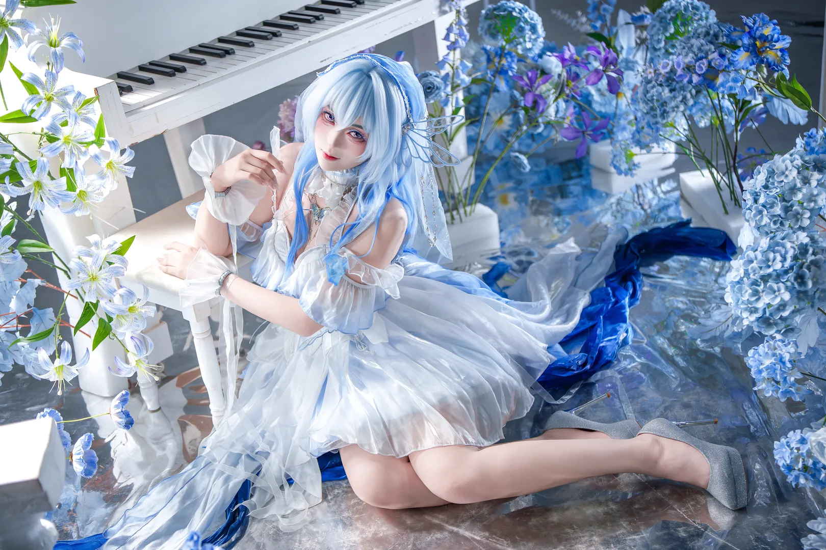 鸣潮, 角色还原, 唯美摄影, 守岸人cos, 花嫁 - 第2张