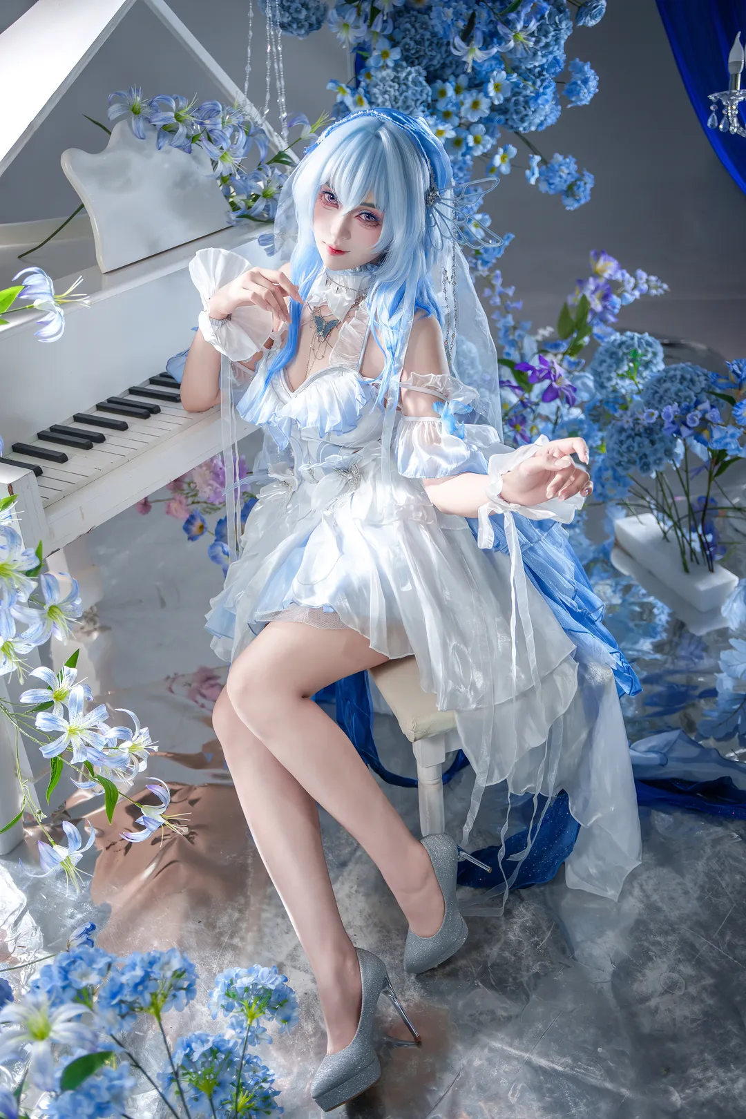 鸣潮, 角色还原, 唯美摄影, 守岸人cos, 花嫁 - 第5张