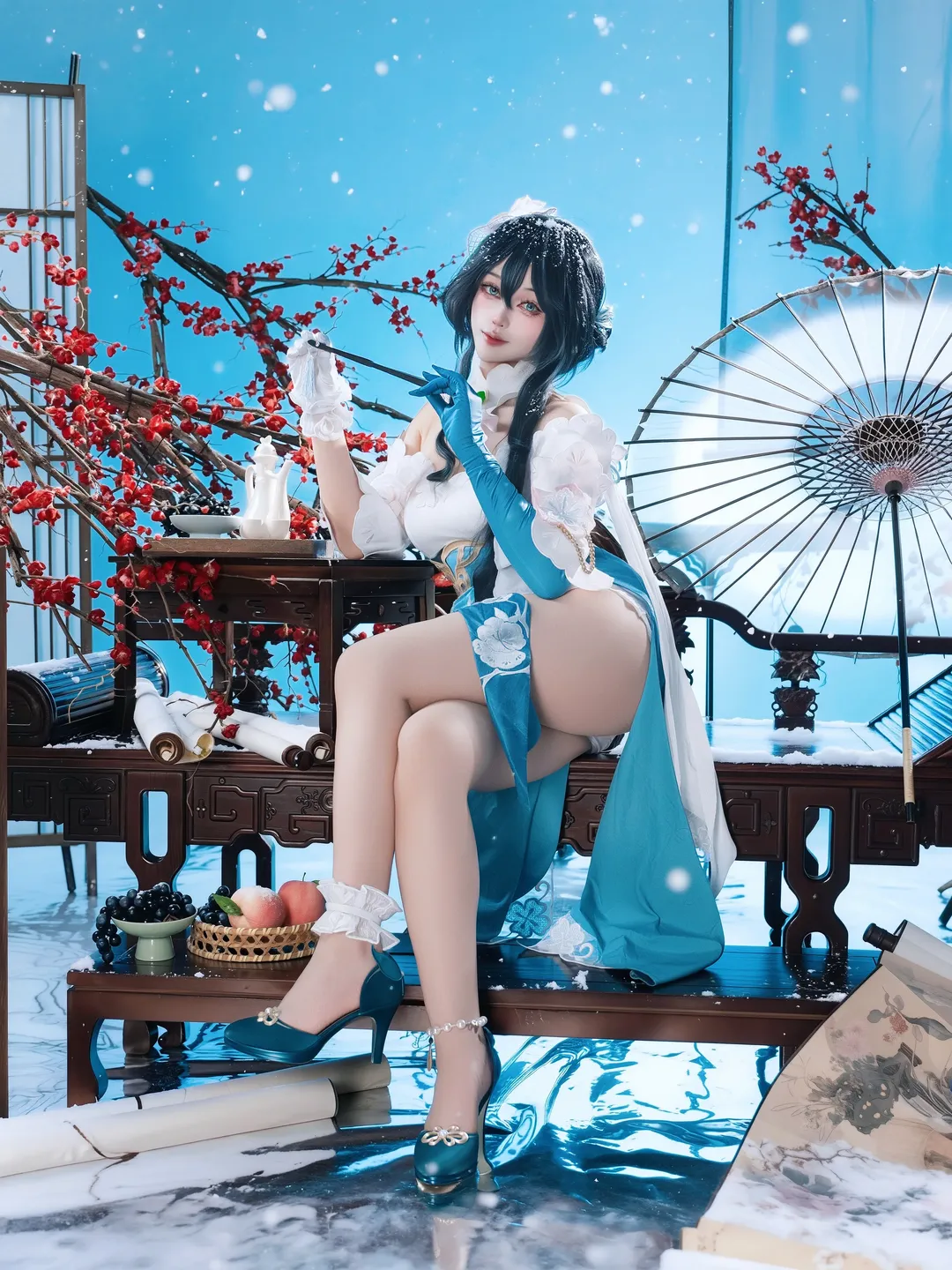 崩壊：スターレイル, ルアン・メェイ コスプレ, コスプレポーズ参考, 中華風コスプレ, スタジオ撮影のテクニック - 2枚目