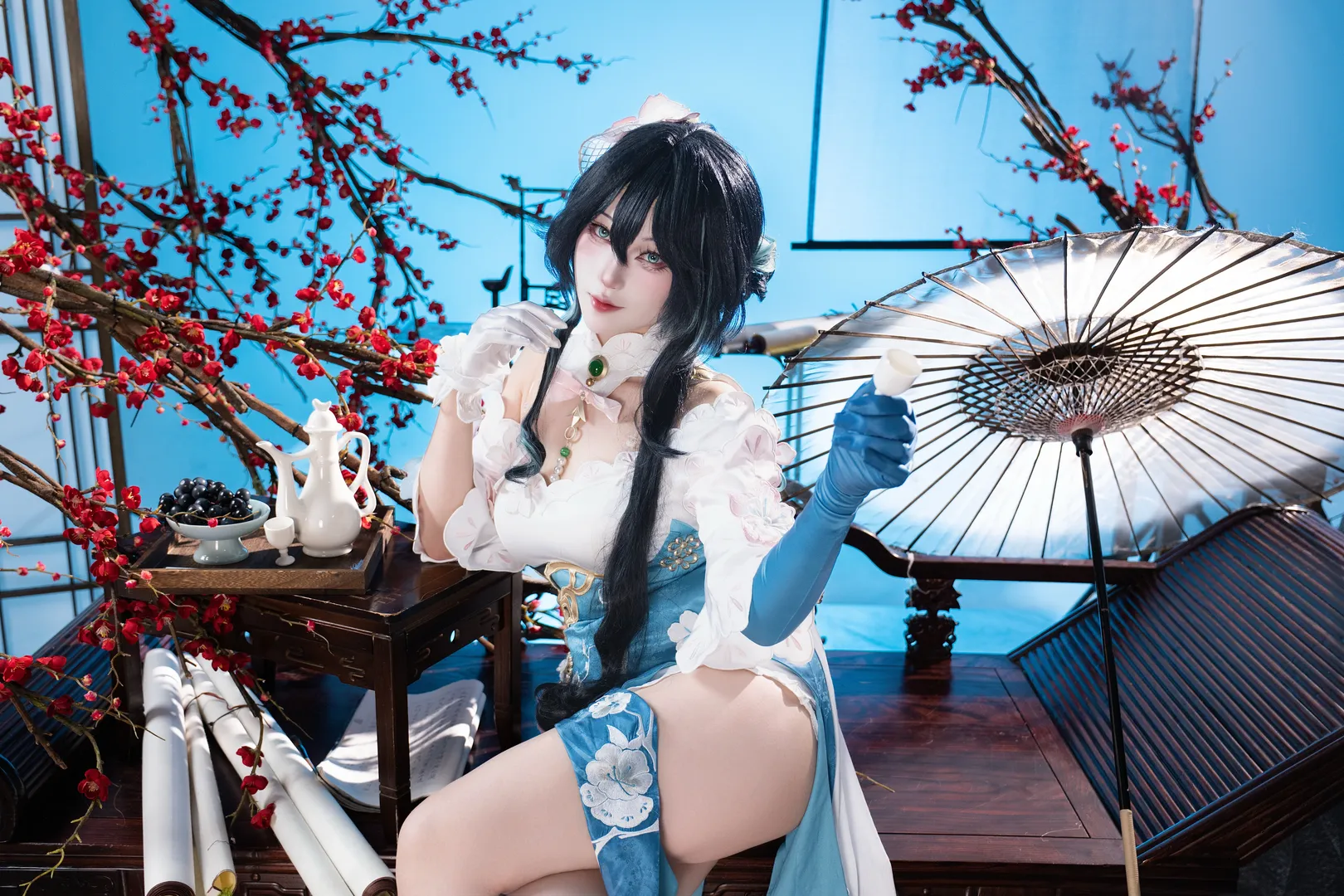 崩壊：スターレイル, ルアン・メェイ コスプレ, コスプレポーズ参考, 中華風コスプレ, スタジオ撮影のテクニック - 4枚目