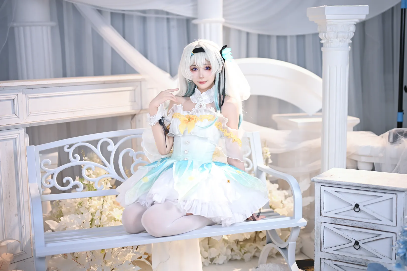 崩坏星穹铁道, 流萤cos, cosplay正片, 花嫁cosplay, 二次元婚纱 - 第4张