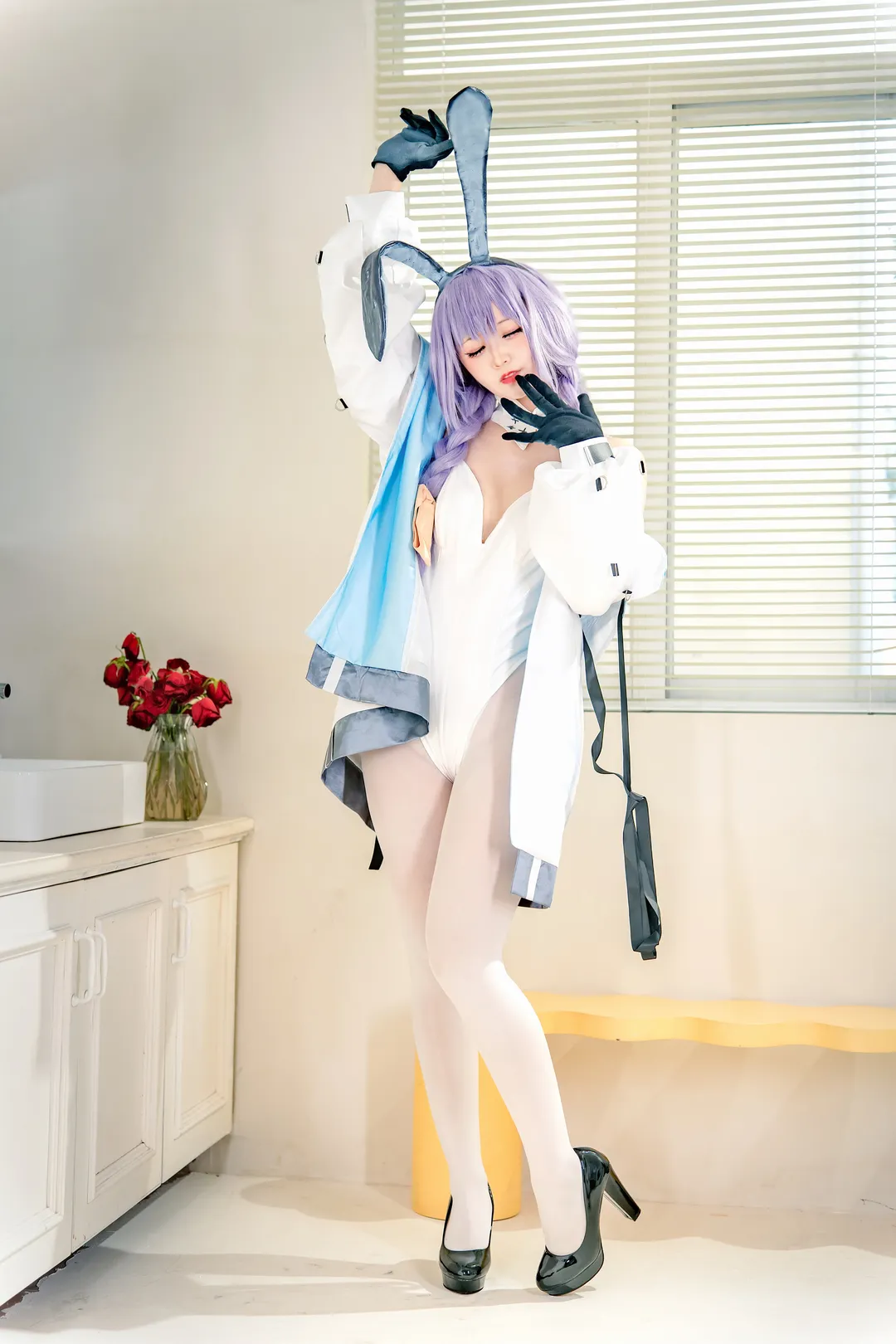 Cosplay, 蔚蓝档案, 摄影, 兔女郎, 亚津子cos - 第3张