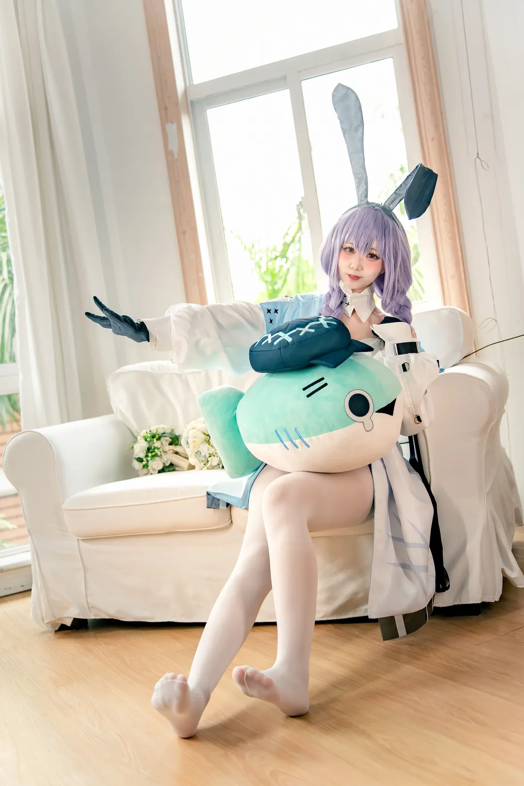 Cosplay, 蔚蓝档案, 摄影, 兔女郎, 亚津子cos - 第5张