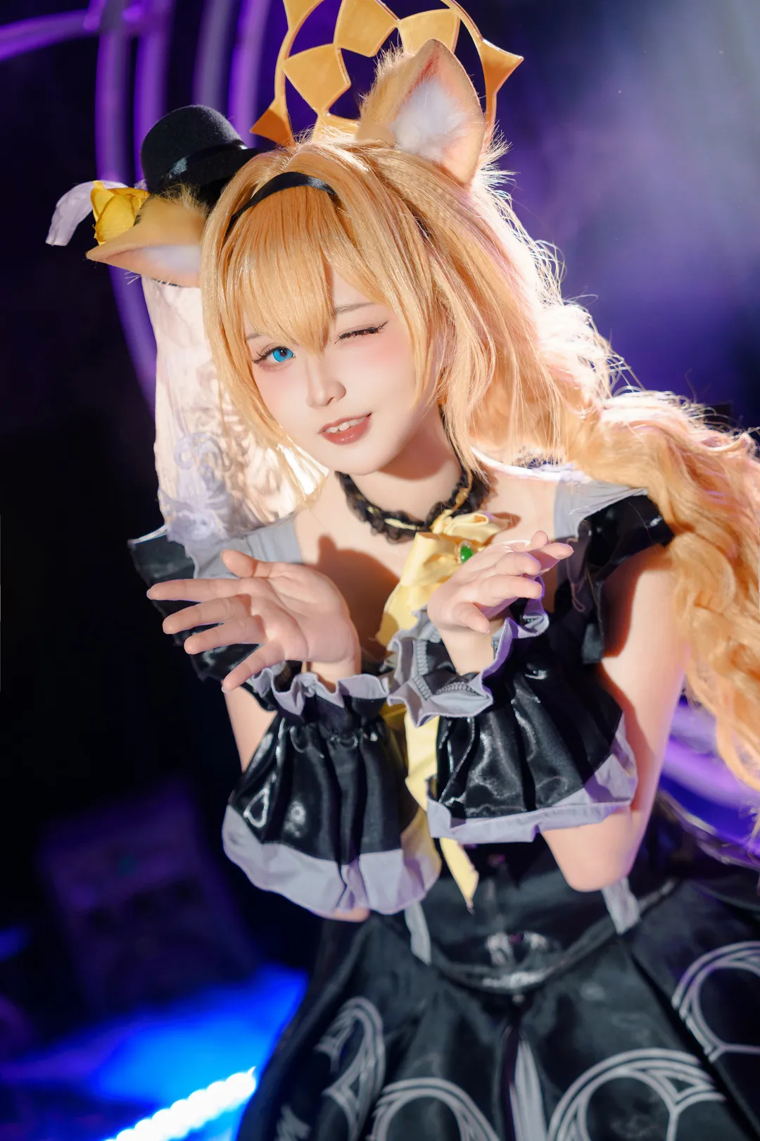 Cosplay, Blue Archive, Catgirl, Stage photography, Idol Marie cosplay - Image 3