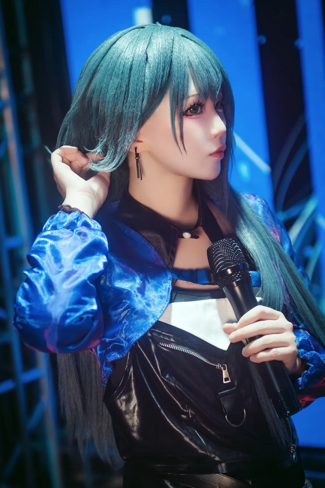 cosplay, 二次元摄影, 月村手毬cos, 学园偶像大师, 舞台风