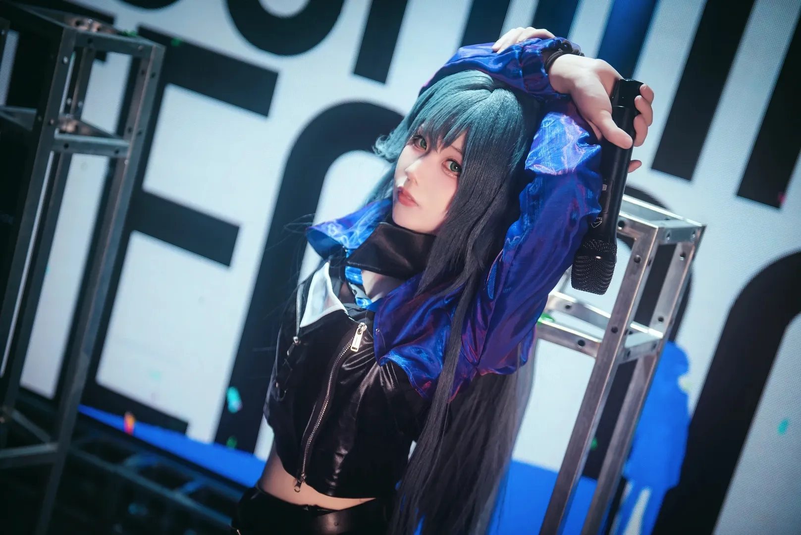 cosplay, 二次元摄影, 月村手毬cos, 学园偶像大师, 舞台风 - 第4张