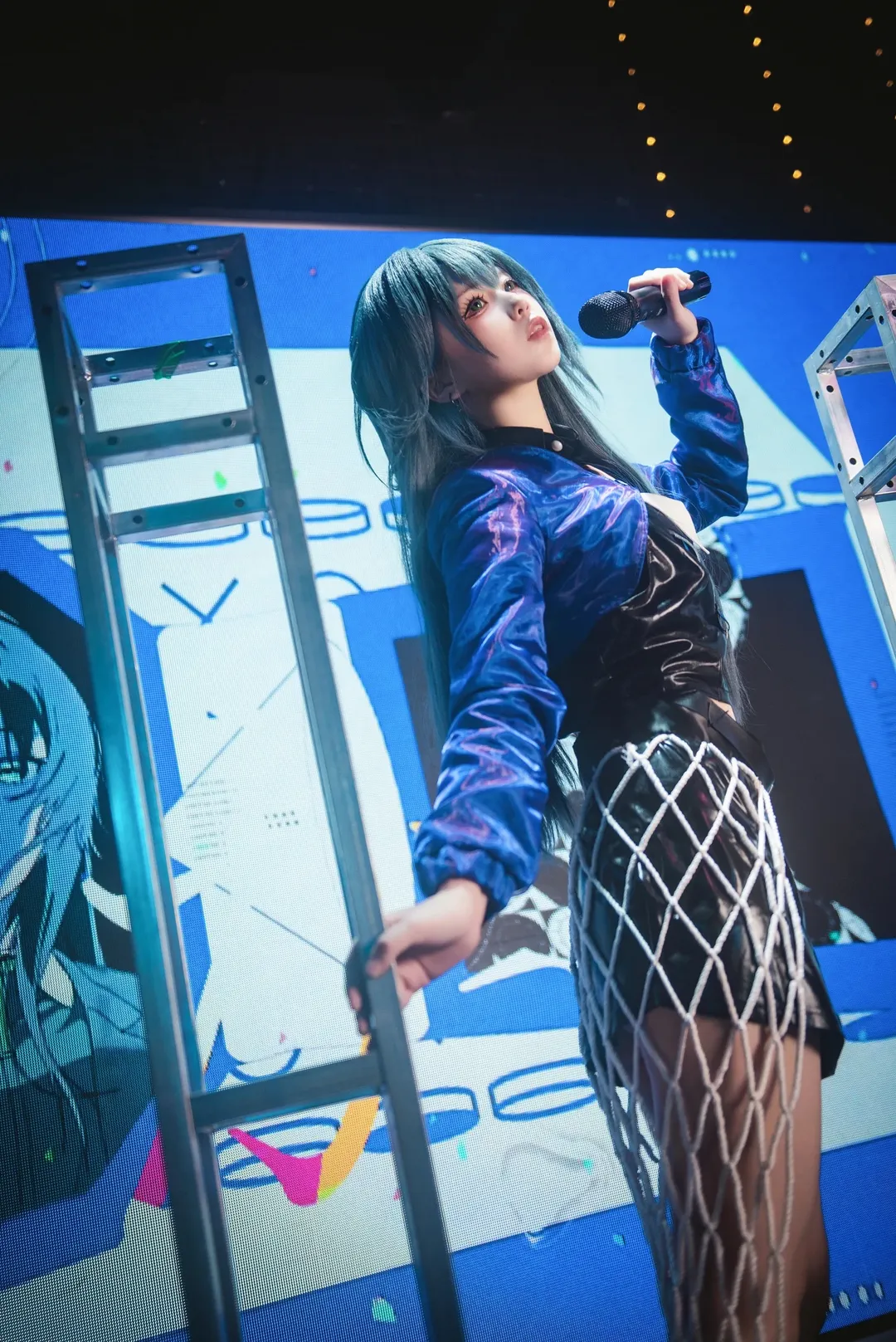 cosplay, 二次元摄影, 月村手毬cos, 学园偶像大师, 舞台风 - 第6张