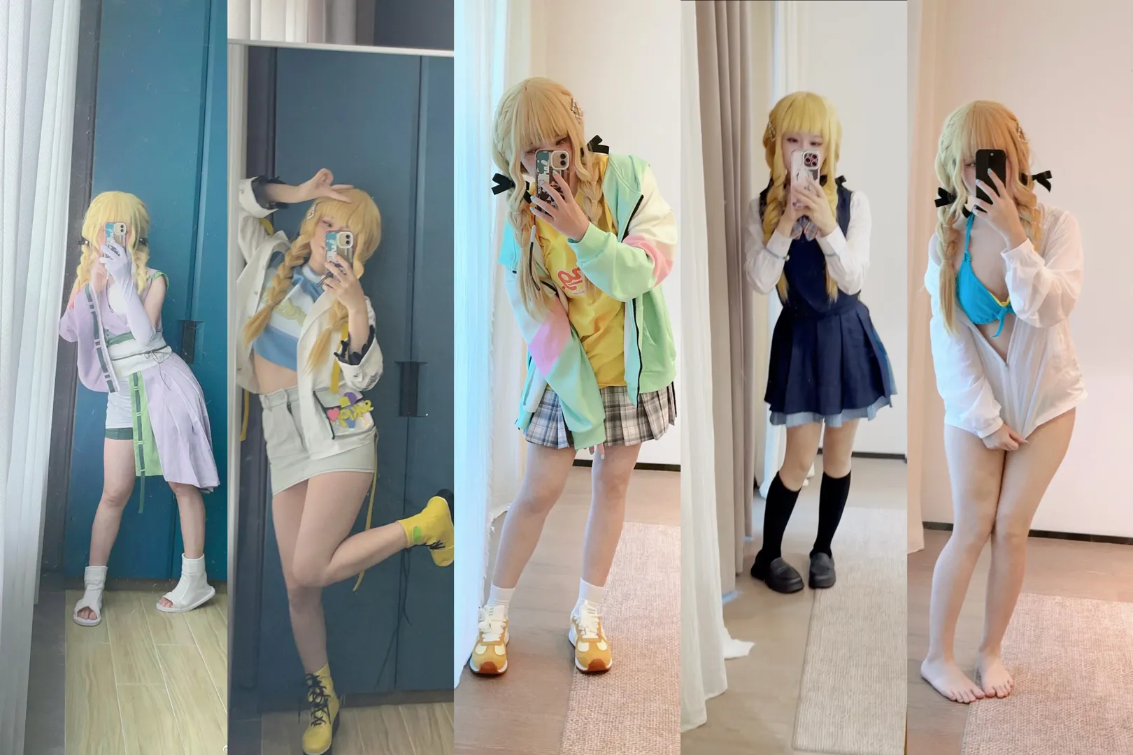 キャラクター再現, 学園アイドルマスター, 藤田ことね コスプレ, アイドル コスプレ, 誕生日プレゼント - 1枚目