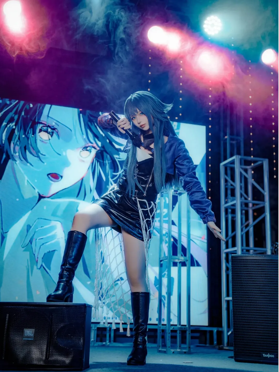 月村手毬cos, 学园偶像大师, 舞台装, 偶像, cosplayer