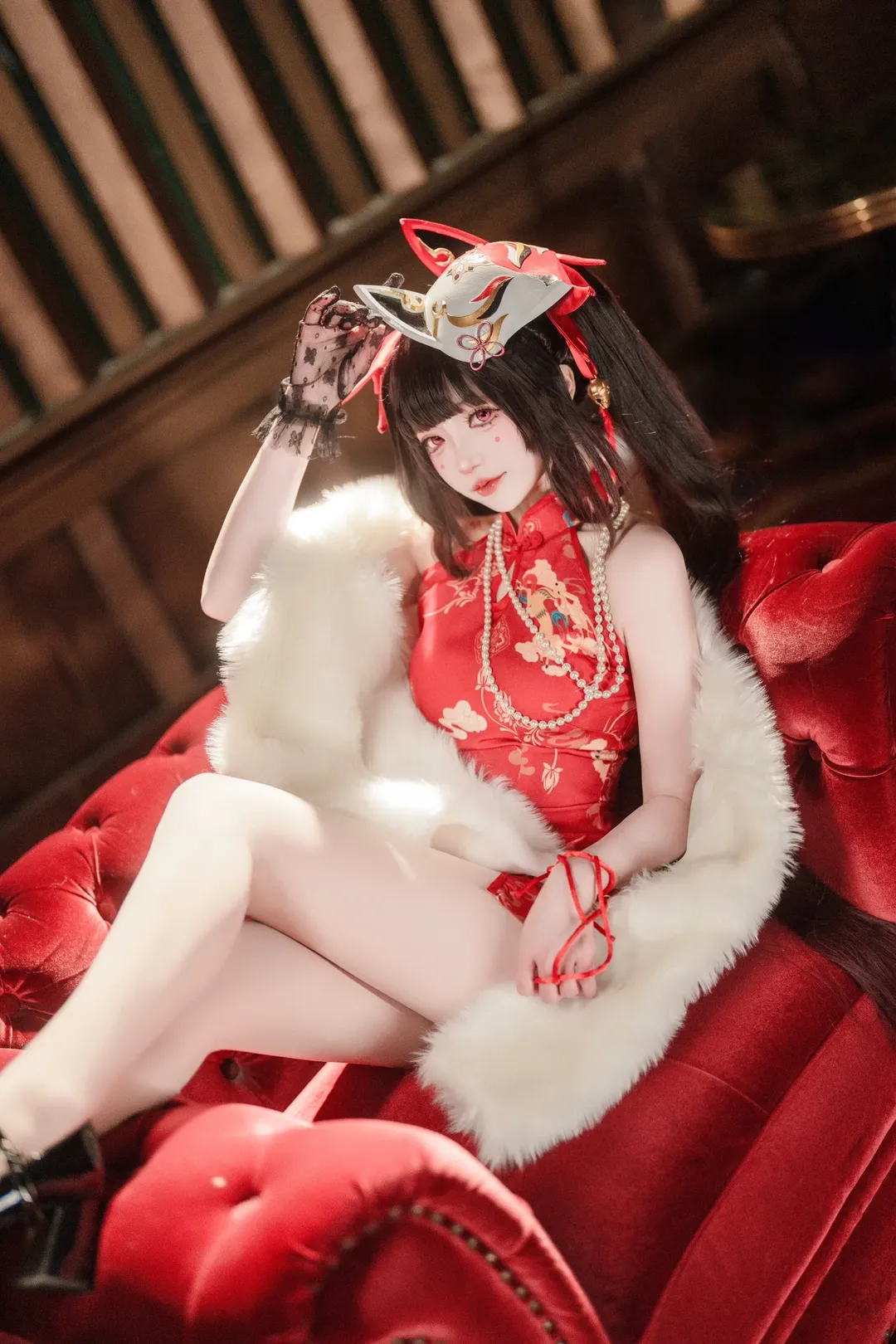 崩坏星穹铁道, 花火cos, 星铁cos, 双人cosplay, 新年旗袍 - 第1张
