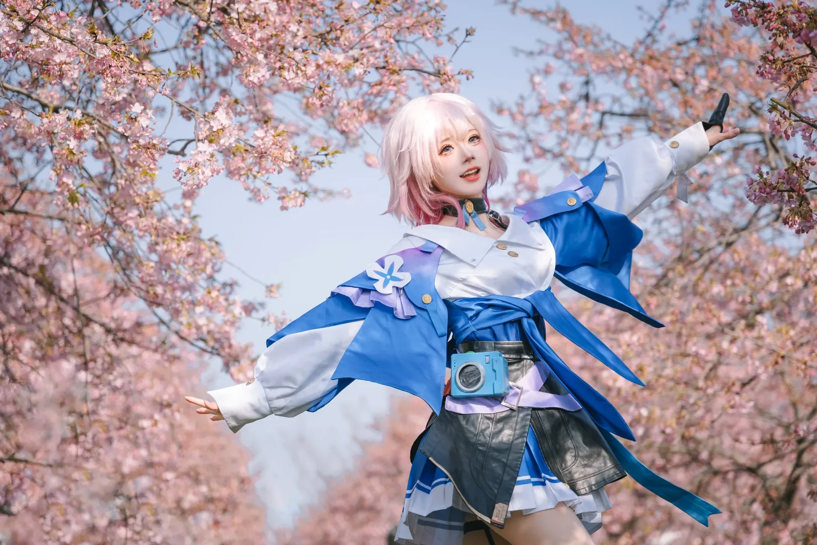 崩壊：スターレイル, 三月なのか コスプレ, スイートガール コスプレ, コスプレ撮影, 桜撮影