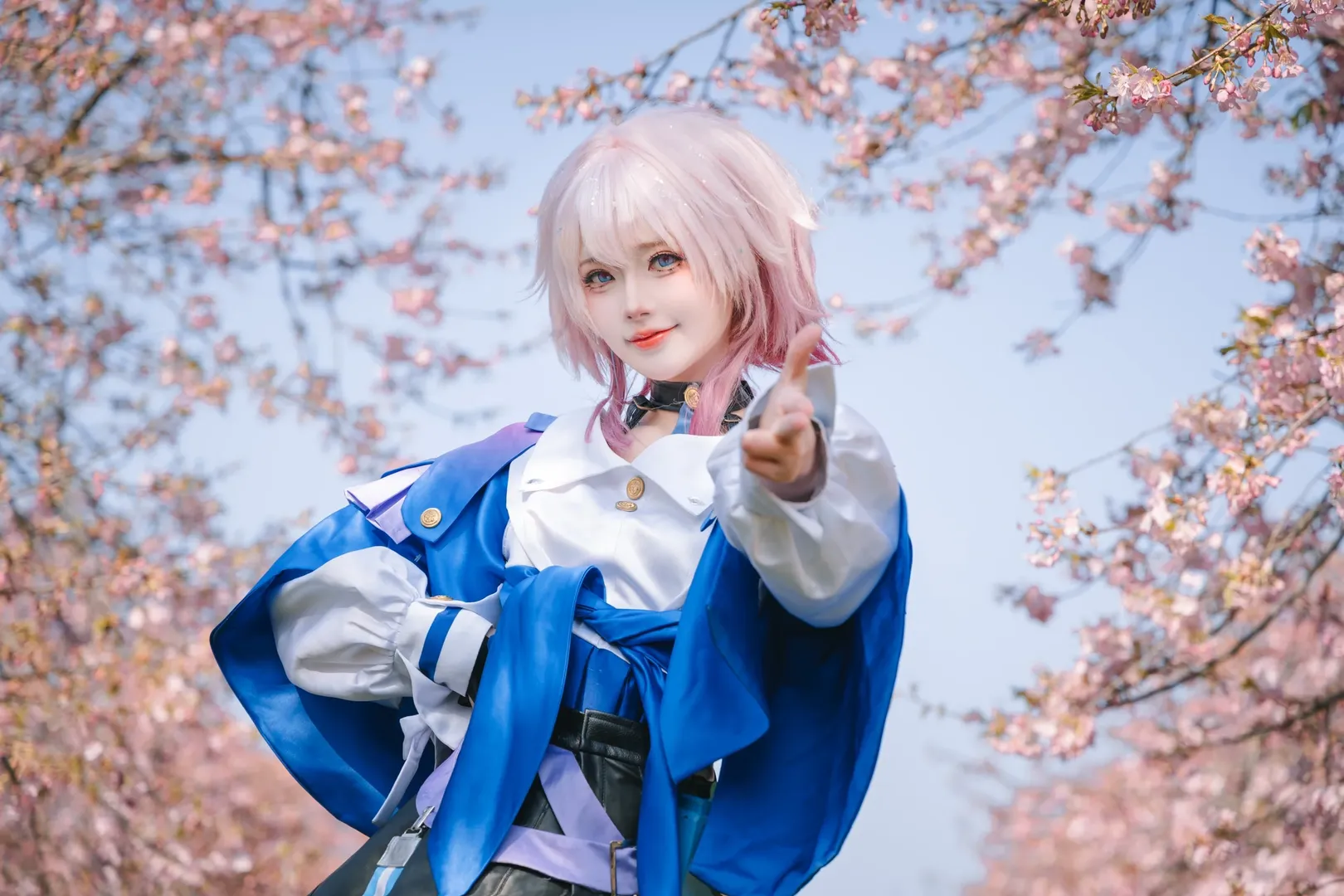 崩壊：スターレイル, 三月なのか コスプレ, スイートガール コスプレ, コスプレ撮影, 桜撮影 - 4枚目