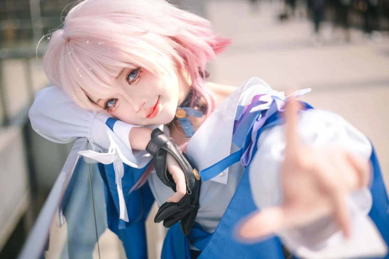 Atmosphere, Honkai: Star Rail, March 7th cosplay, Sweet girl, On-location shooting - Image 2