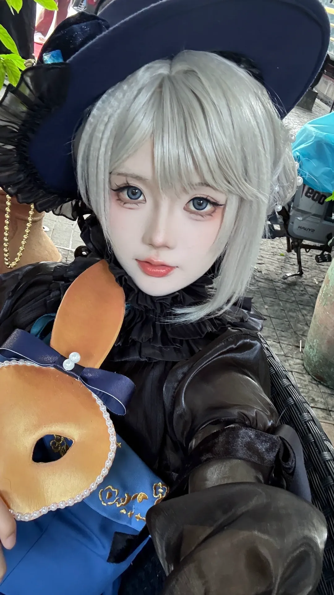 重返未来1999, 维尔汀cos, cosplay日常, 二次元穿搭, 银发造型