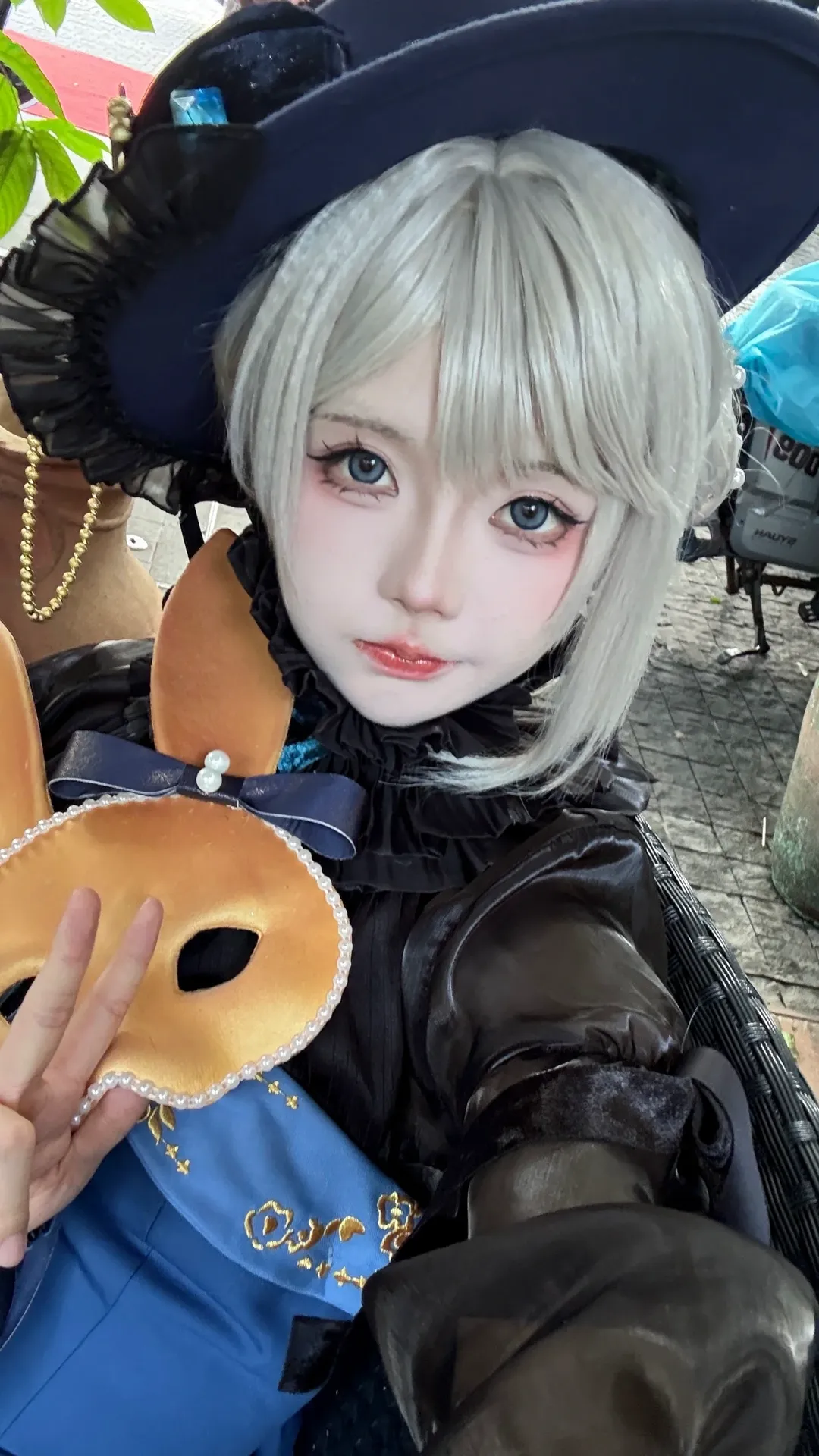 重返未来1999, 维尔汀cos, cosplay日常, 二次元穿搭, 银发造型 - 第2张