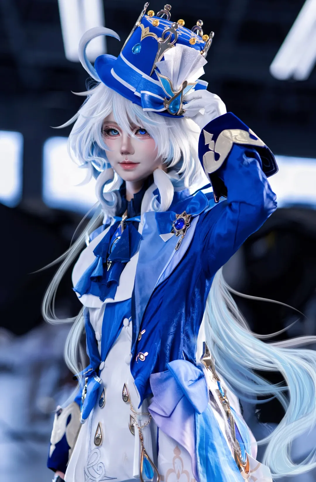 原神, キャラクター再現, イベント写真, フリーナ コスプレ, 舞台感 - 2枚目