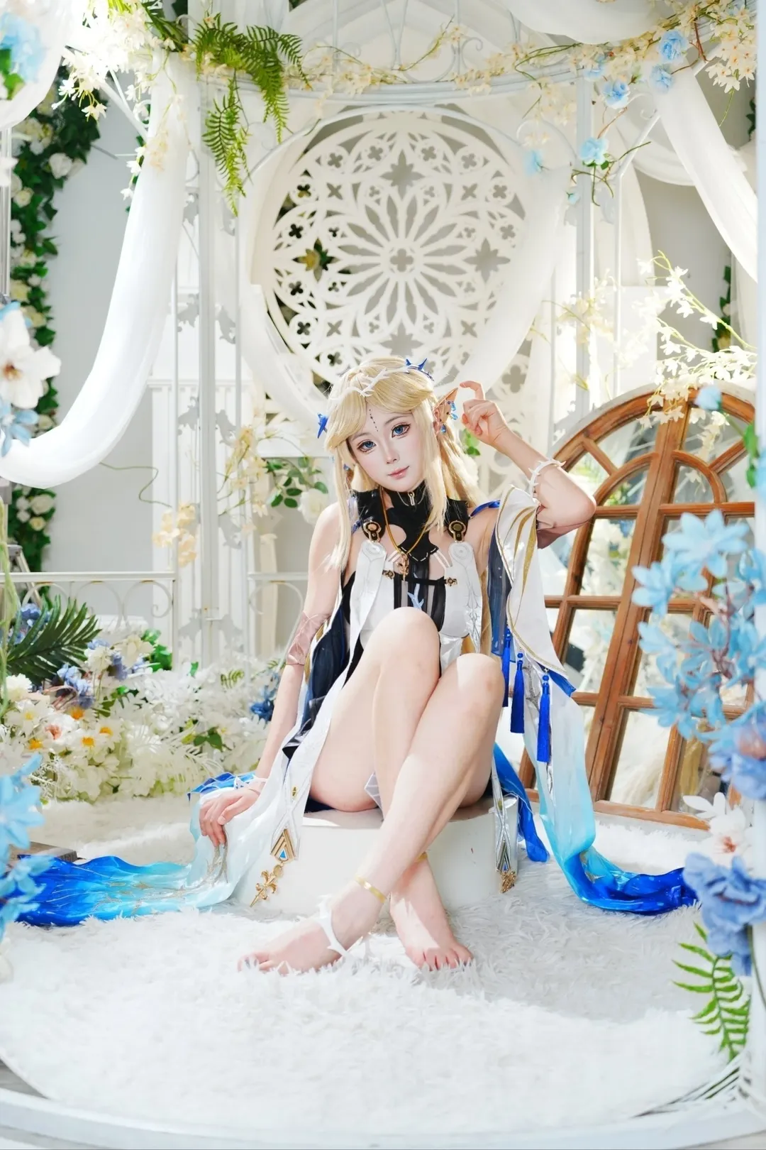 鸣潮, 二次元少女, 卡提希娅cos, cosplay摄影, 游戏角色cos