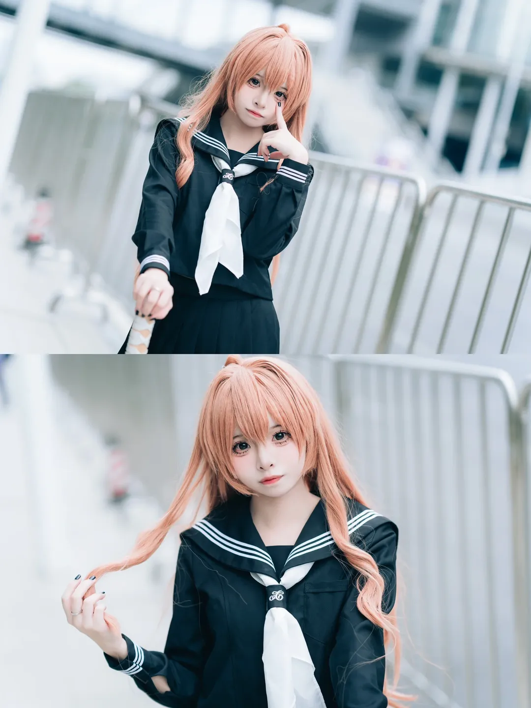 漫展返图, 逢坂大河cos, 龙与虎, jk制服, cosplay摄影 - 第3张