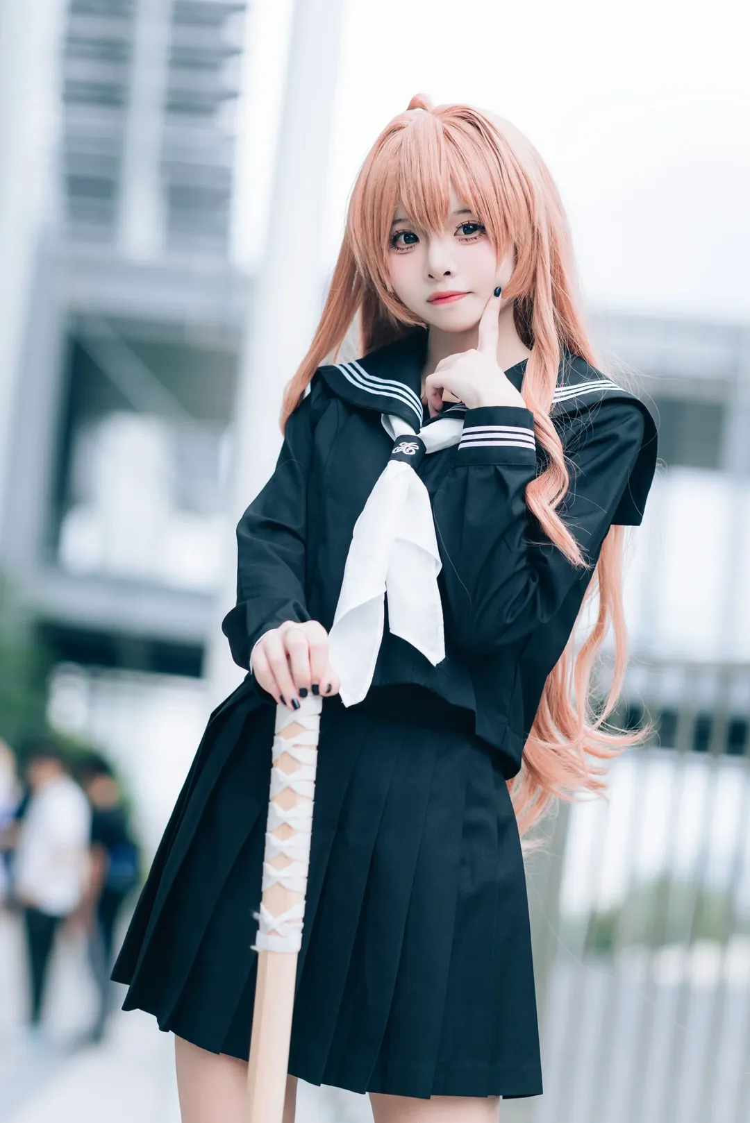 漫展返图, 逢坂大河cos, 龙与虎, jk制服, cosplay摄影 - 第9张