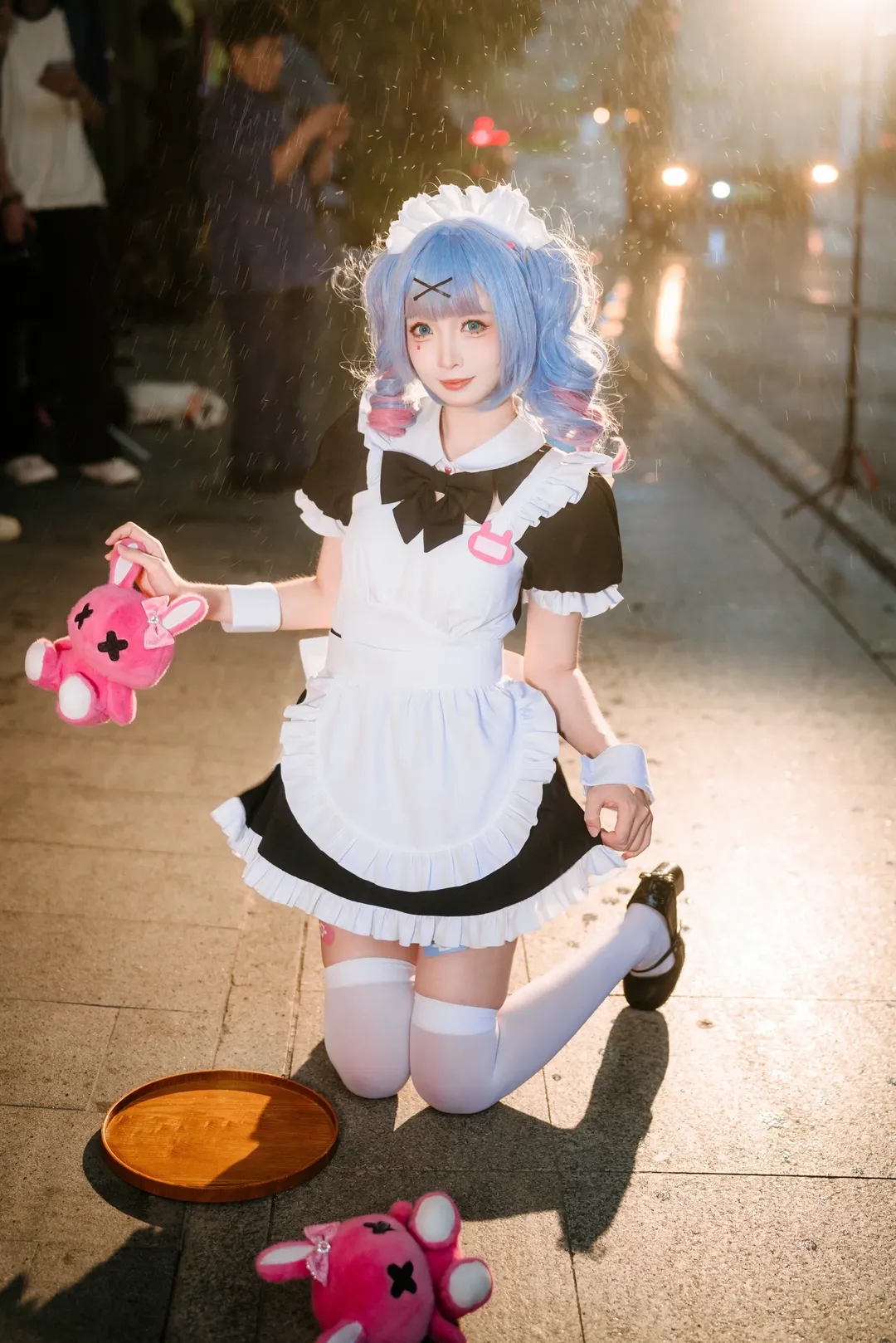 漫展返图, 女仆装, 初音未来, 初音未来cos, 白丝 - 第3张