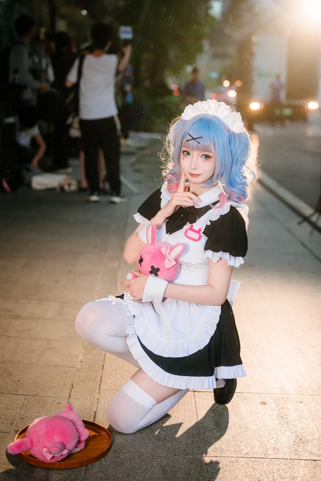 漫展返图, 女仆装, 初音未来, 初音未来cos, 白丝 - 第4张