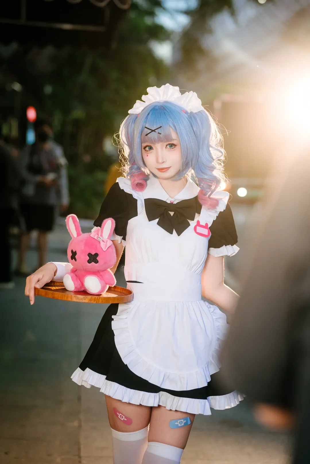 漫展返图, 女仆装, 初音未来, 初音未来cos, 白丝 - 第5张