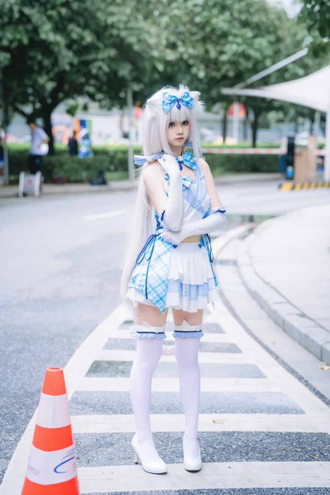 漫展返图, 打歌服, 香子兰cos, 巧克力与香子兰, 猫娘cosplay - 第1张