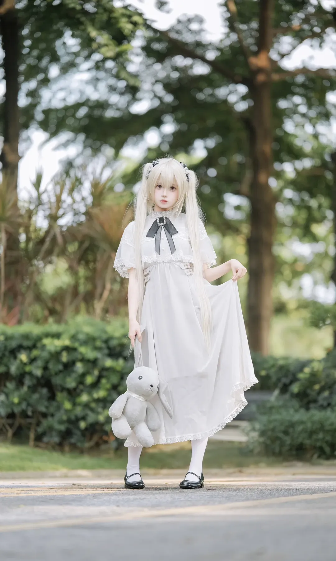cosplay, Kasugano Sora cosplay, Sora-chan, Yosuga no Sora, White stockings