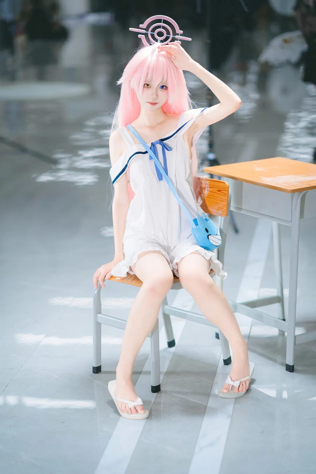 コスプレ, ブルーアーカイブ, 小鳥遊ホシノ コスプレ, イベント撮影, 水着コスプレ