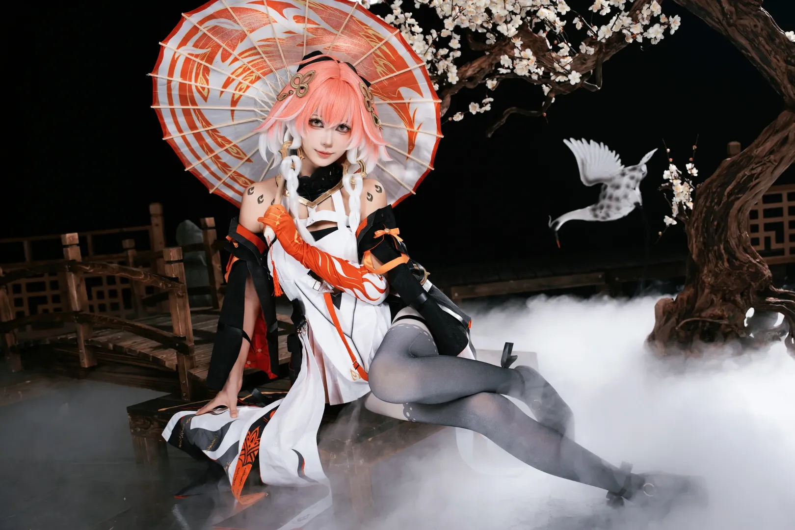 鸣潮, cosplay, 二次元摄影, 长离cos, 国风正片