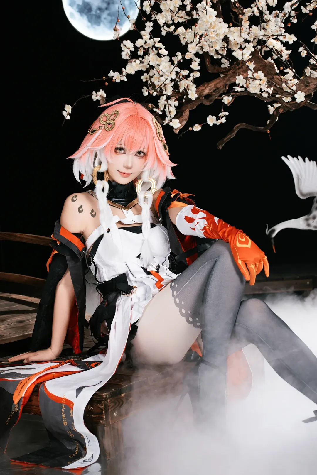 鸣潮, cosplay, 二次元摄影, 长离cos, 国风正片 - 第5张