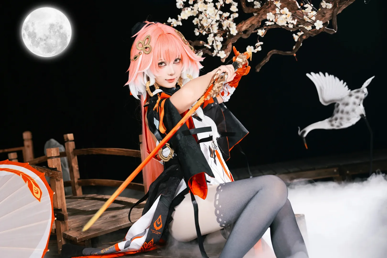 鸣潮, cosplay, 二次元摄影, 长离cos, 国风正片 - 第9张